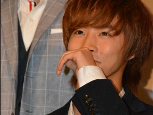 白石隼也、映画『仮面ライダー×仮面ライダー 鎧武＆ウィザード 天下分け目の戦国MOVIE大合戦』初日舞台挨拶にて