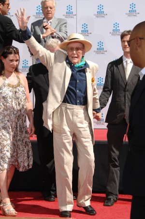 2011年4月に行われた、「ハリウッド・ウォーク・オブ・フェーム」セレモニー時のピーター・オトゥール