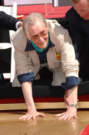 2011年4月に行われた、「ハリウッド・ウォーク・オブ・フェーム」セレモニー時のピーター・オトゥール