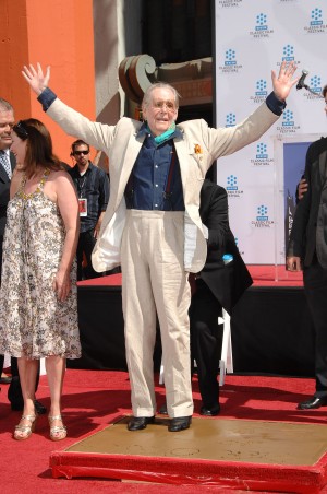 2011年4月に行われた、「ハリウッド・ウォーク・オブ・フェーム」セレモニー時のピーター・オトゥール