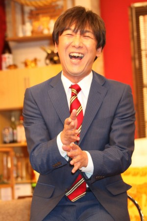 飯塚悟志（東京03）、『ウレロ・未体験少女』囲み取材にて