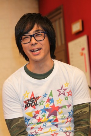 豊本明長（東京03）、『ウレロ・未体験少女』囲み取材にて