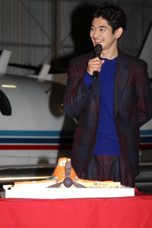 瑛太、『プレーンズ』ジャパン・プレミアにて