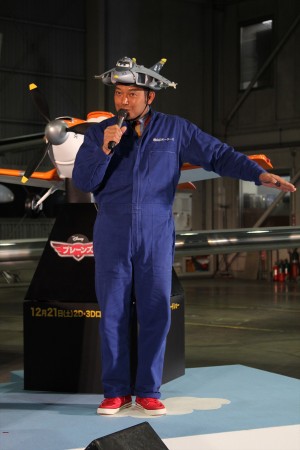 山口智充、『プレーンズ』ジャパン・プレミアにて