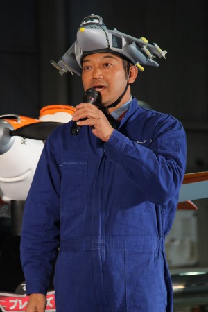 山口智充、『プレーンズ』ジャパン・プレミアにて