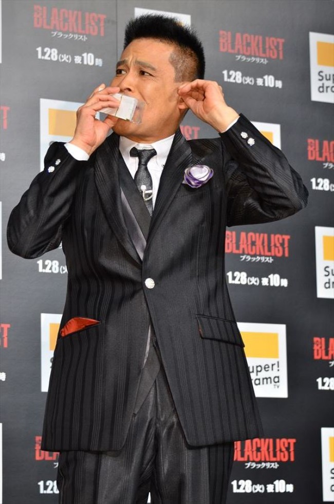海外ドラマ『ブラックリスト』特別試写会に登場した柳沢慎吾