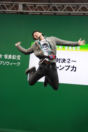 『有馬記念前哨戦!?真の船橋タレント決定戦』イベントに登場した、ペナルティ