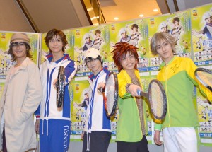 ミュージカル『テニスの王子様』への意気込みを語ってくれた5人