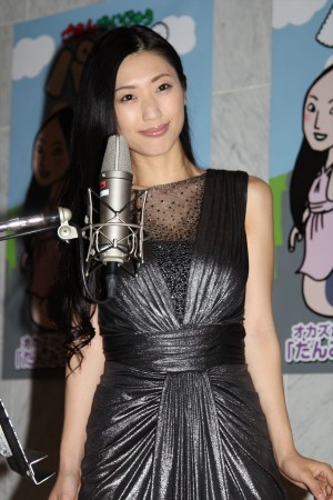 壇蜜、壇蜜×『ごはんかいじゅうパップ』夢のコラボ発表会見にて