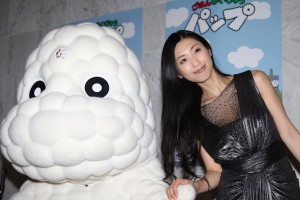 壇蜜、壇蜜×『ごはんかいじゅうパップ』夢のコラボ発表会見にて