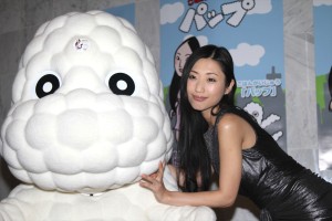 壇蜜、壇蜜×『ごはんかいじゅうパップ』夢のコラボ発表会見にて　