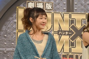 『劇場版HUNTER×HUNTER－The LAST MISSION―』公開直前イベントに出席した寺崎裕香