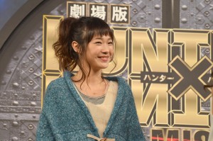 『劇場版HUNTER×HUNTER－The LAST MISSION―』公開直前イベントに出席した寺崎裕香