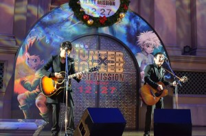 『劇場版HUNTER×HUNTER－The LAST MISSION―』公開直前イベントで主題歌を披露したゆず