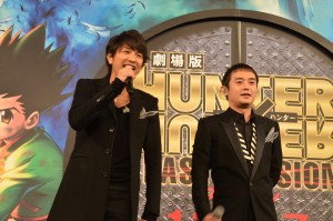 『劇場版HUNTER×HUNTER－The LAST MISSION―』公開直前イベントで主題歌を披露したゆず