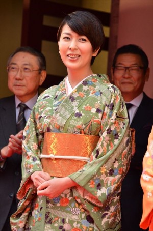 『小さいおうち』プレミア試写会に登壇した松たか子