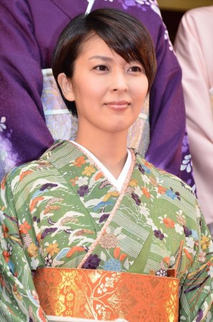 『小さいおうち』プレミア試写会に登壇した松たか子