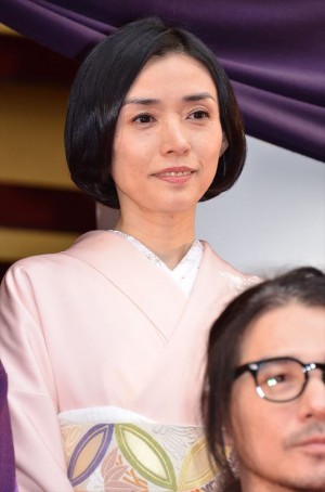 『小さいおうち』プレミア試写会に登壇した中嶋朋子