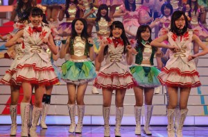 紅白リハーサルに出席したSKE48