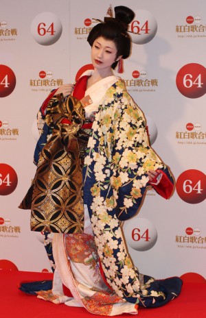 紅白リハーサルで妖艶な花魁姿を披露した壇蜜