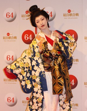 紅白リハーサルで妖艶な花魁姿を披露した壇蜜