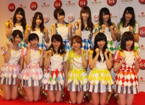 紅白歌合戦のリハーサルに出席したAKB48