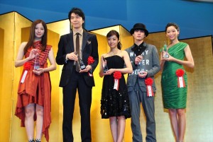 「第36回エランドール賞」授賞式に出席した、吉高由里子、長谷川博己、井上真央、高良健吾、杏