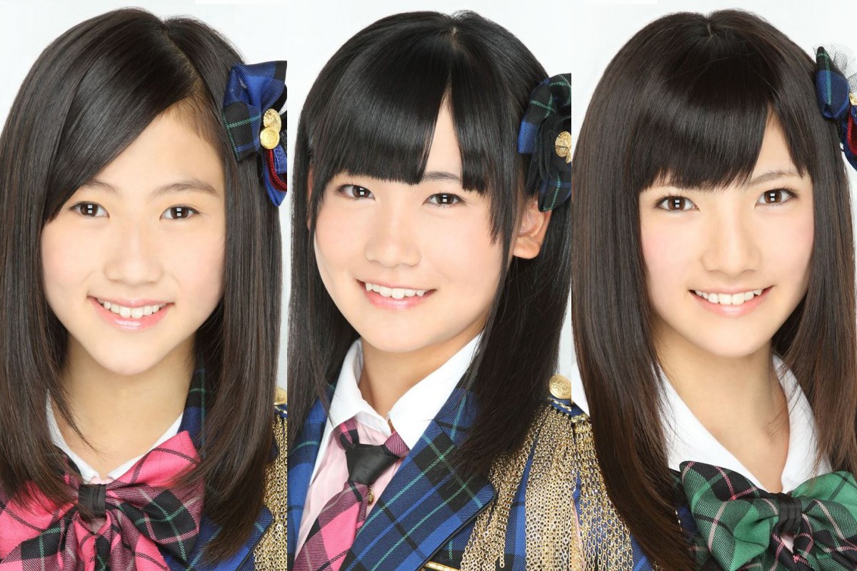 AKB48 世代交代で注目される三銃士(左から西野未姫、小嶋真子、岡田奈々)