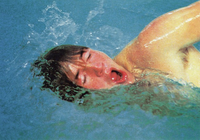 気合入れて泳ぎます！