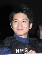 『S‐最後の警官‐』ドラマ試写会に出席した、向井理