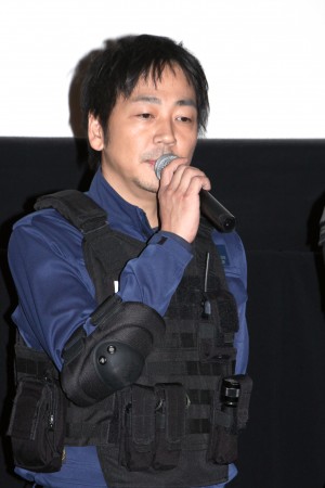 『S‐最後の警官‐』ドラマ試写会に出席した、大森南朋