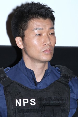 『S‐最後の警官‐』ドラマ試写会に出席した、梶尾竜一