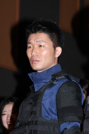 『S‐最後の警官‐』ドラマ試写会に出席した、梶尾竜一