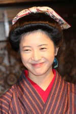 吉高由里子、『花子とアン』スタジオ取材会にて