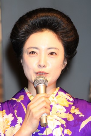 仲間由紀恵、『花子とアン』スタジオ取材会にて