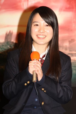 桜井美南、『なぞの転校生』制作発表記者会見にて