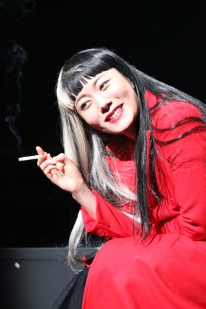 鈴木杏、『冬眠する熊に添い寝してごらん』フォトコール＆囲み取材にて