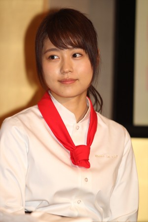 有村架純、『失恋ショコラティエ』記者発表にて