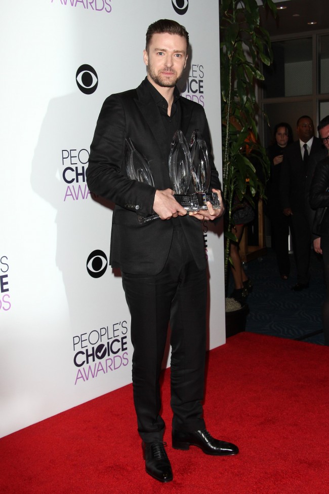 ジャスティン・ティンバーレイク、ピープルズ・チョイス・アワード2014、40th Annual The People’s Choice Awards 2014　January 8、2014