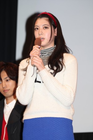 三吉彩花、『ロストデイズ』第一話試写会・出演者トークイベントにて