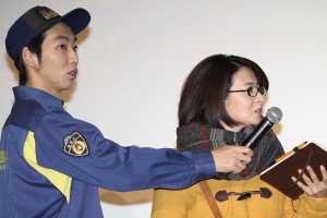 柄本時生、檀れい、『福家警部補の挨拶』完成披露試写会・記者会見にて