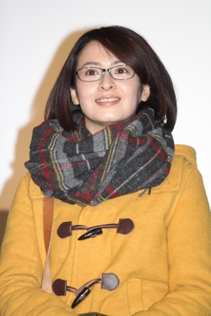 檀れい、『福家警部補の挨拶』完成披露試写会・記者会見にて