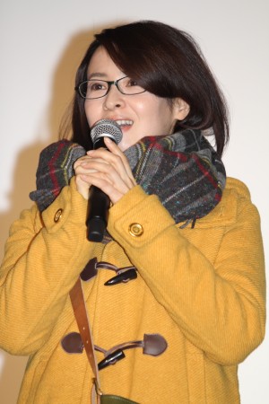 檀れい、『福家警部補の挨拶』完成披露試写会・記者会見にて