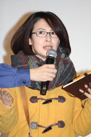 檀れい、『福家警部補の挨拶』完成披露試写会・記者会見にて