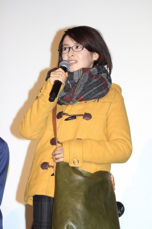 檀れい、『福家警部補の挨拶』完成披露試写会・記者会見にて