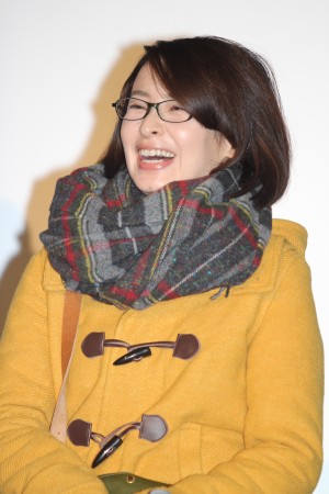 檀れい、『福家警部補の挨拶』完成披露試写会・記者会見にて