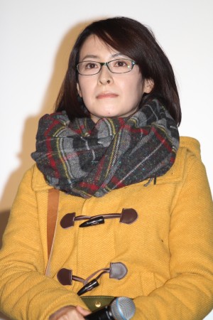 檀れい、『福家警部補の挨拶』完成披露試写会・記者会見にて