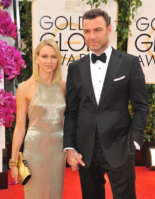 第71回ゴールデン・グローブ賞20140112、71st Golden Globes Awards、Naomi Watts、 Liev Schreiber