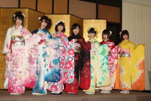 AKB48グループ成人式記念撮影会の模様　NMB48のメンバー