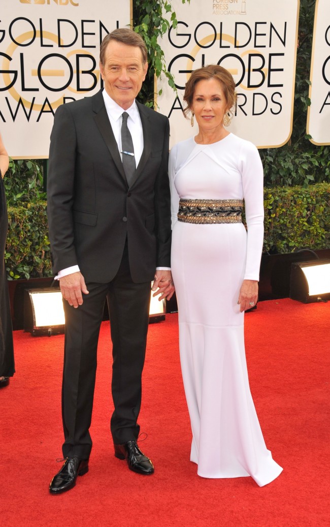 第71回ゴールデン・グローブ賞20140112、71st Golden Globes Awards、Bryan Cranston、Robin Dearden